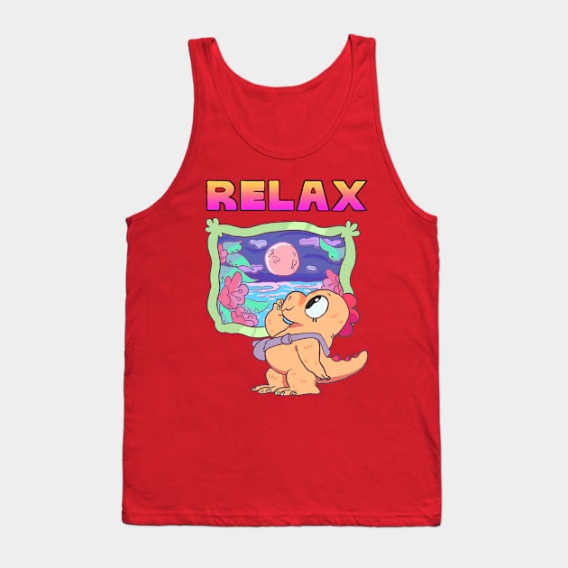 RELAX 03 Tank Top by bigfatbugbites